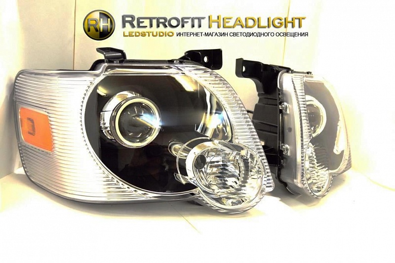 БИКСЕНОНОВЫЕ ФАРЫ ДЛЯ FORD EXPLORER 2007-2010 проект OCULAR
